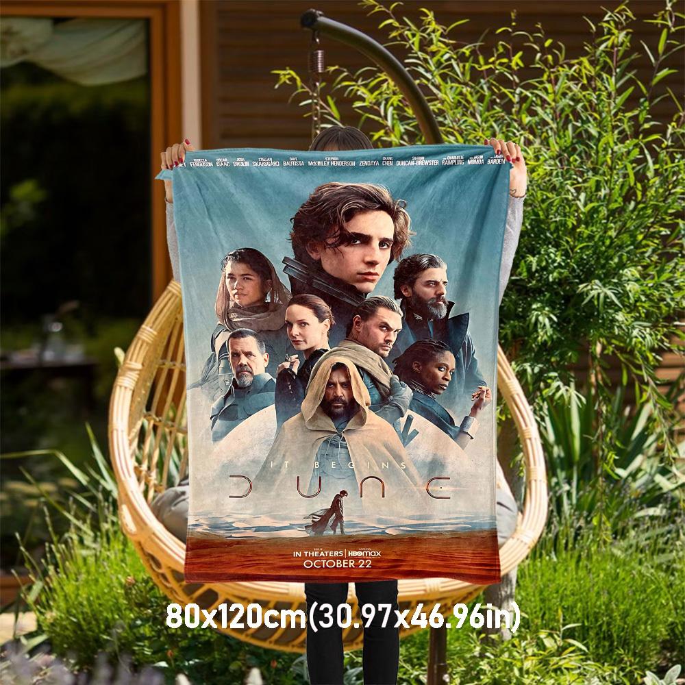 

1pc Dune It BeginsOutdoor Flannel Blanket Soft Plush Decor for Picnics, camping,Bedroom, Playroom, or Lunch Breakn1142A 80x120cm(31x47inch)