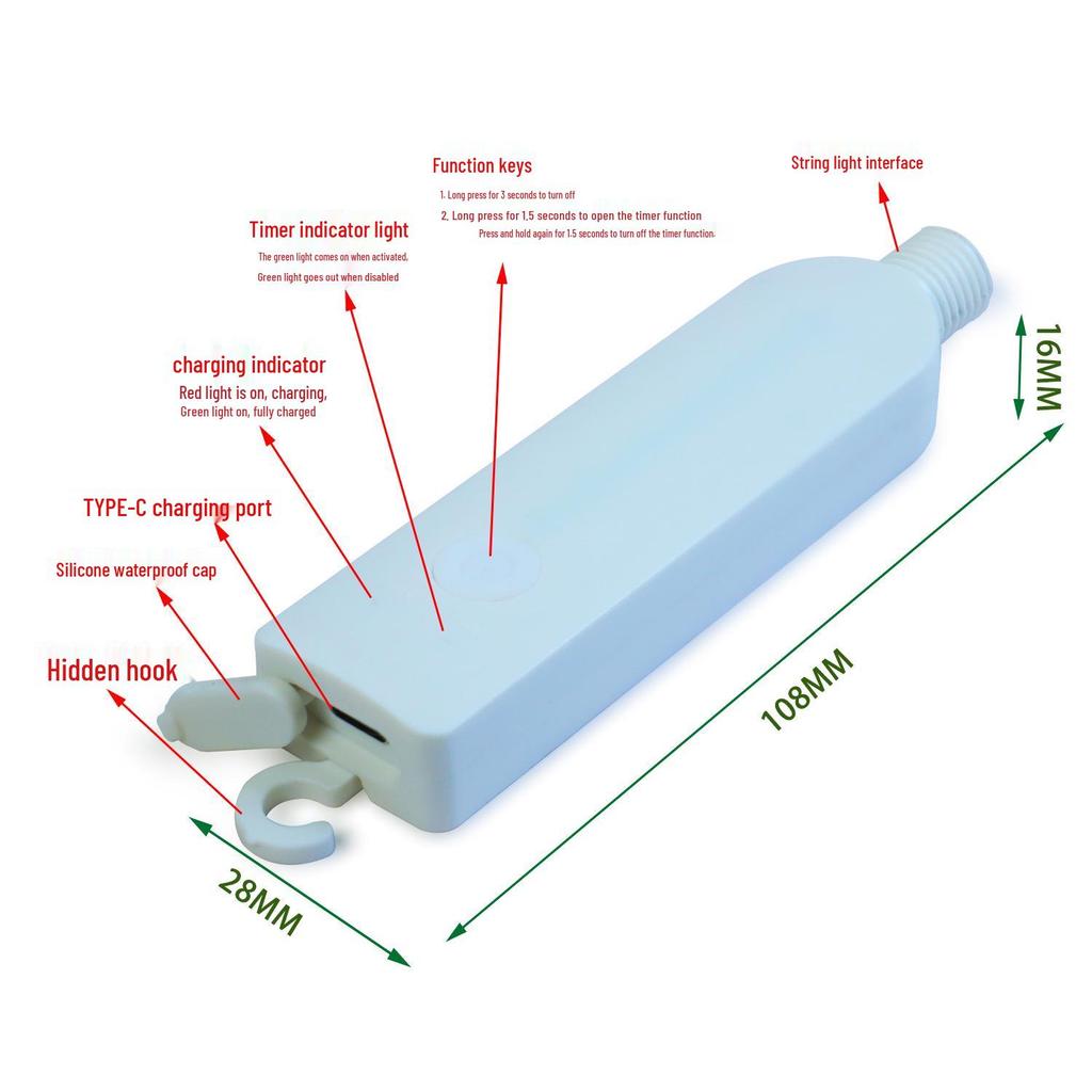 Ultra cienkie wodoodporne miedziane lampki LED typu Cotton Ball na zewnątrz i na imprezy.