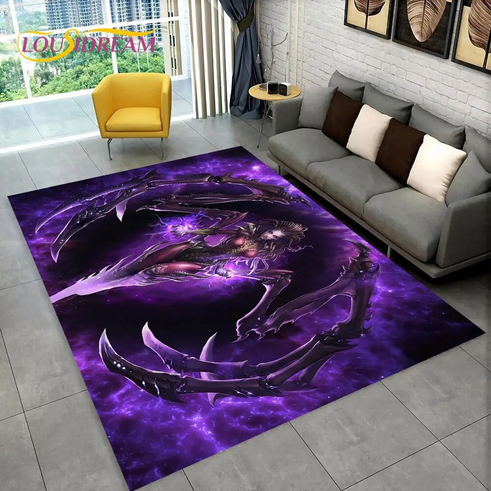 3D HD StarCraft Game Gamer PC Area Rug,Carpet Rug for Home Living Room Bedroom Sofa Doormat Decor,kids Play Non-slip Floor Mat