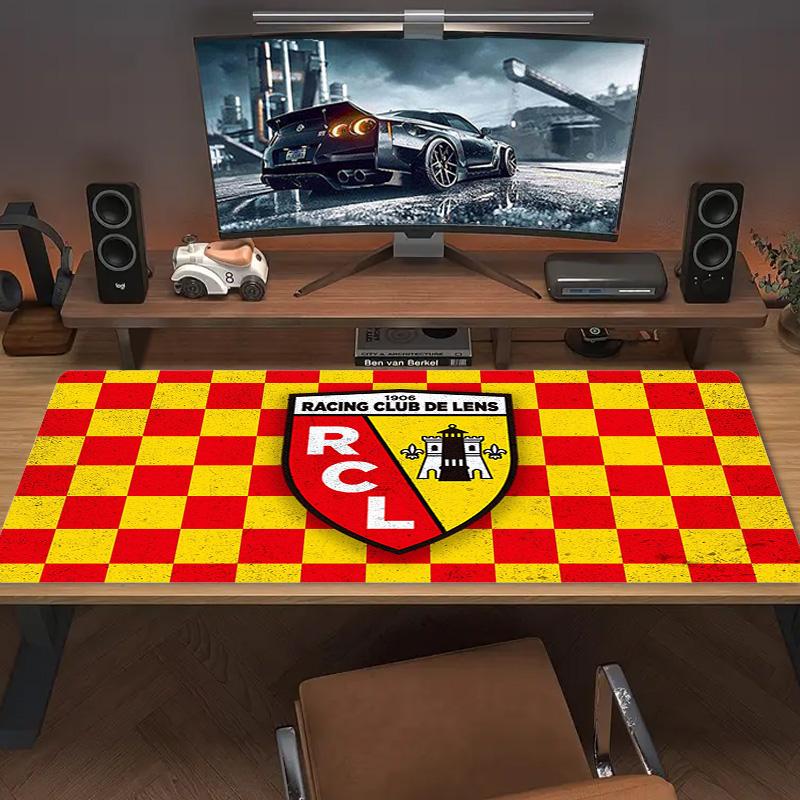 RC Lens Color Mouse Pad Large Gaming Table Cushion Non-slip Laptop Tablet Big Mousepad XXL Mat Mini PC Playmat With Lock edge