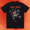Guns & Roses Grafiskt Tryck T-shirt Vintage Rockband Streetwear Kortärmad Snygg Sjömans Rundhalsad T-shirt