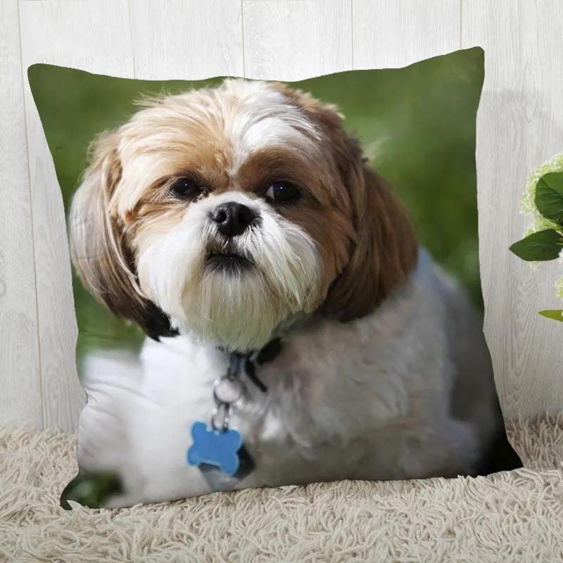 Fodera per cuscino per cane Shih Tzu Personalizza federa Moderna casa decorativa federa per soggiorno