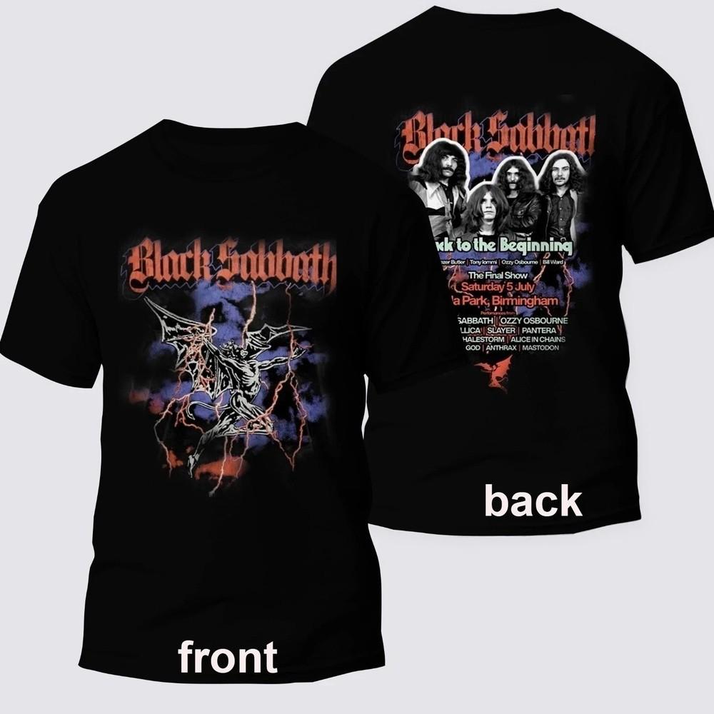 SALE!!! Black Sabbath Back To The Beginning 2025 The Final Show reprint T-Shirt Unisex T-Shirt L