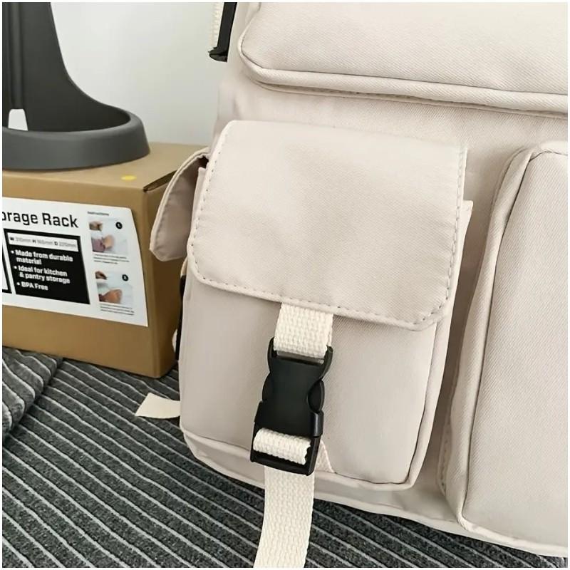 Sports Backpack School Universal Youth Urban Cream Light