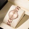 NIBOSI 2396 New Design Luxury Diamonds Women Quartz Watches Stainless Steel Band Fashion Waterproof Wrist Watch