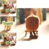 Adorable Cute Sandwich Plush Toy Keychain Hamburger Eggplant Doll Accessory