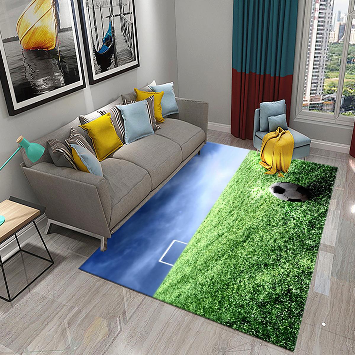 

Домашній декор Килимок Футбольний малюнок Килимок Спальня Дитяча кімната Вітальня Ванна кімната Вхідні двері Нековзкий килимок 40x60cm