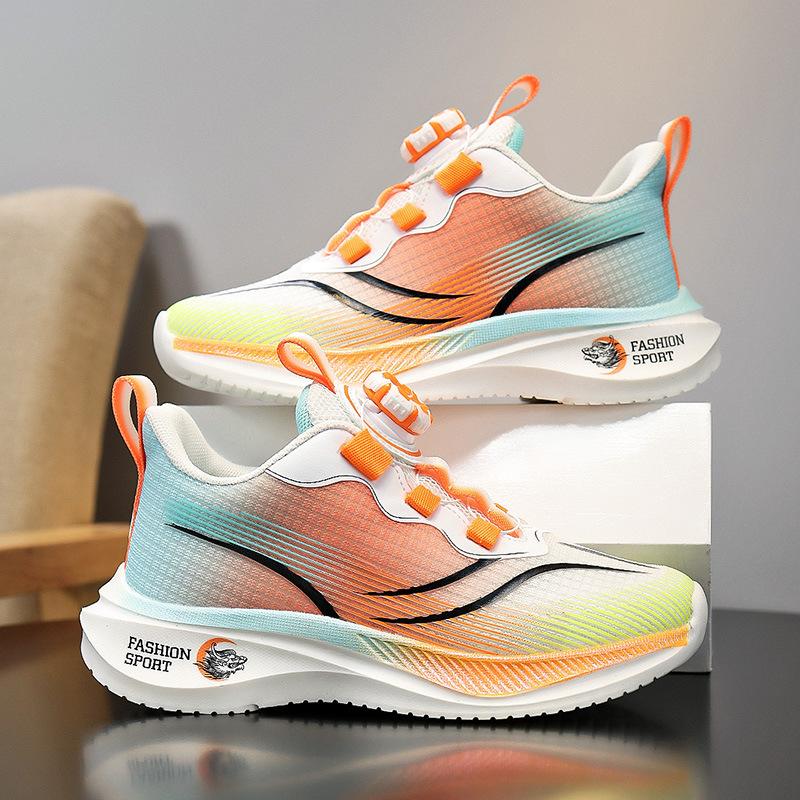 Children's running shoes girls summer new mesh breathable sports shoes medium and large boys wear-resistant non-slip sports classmates