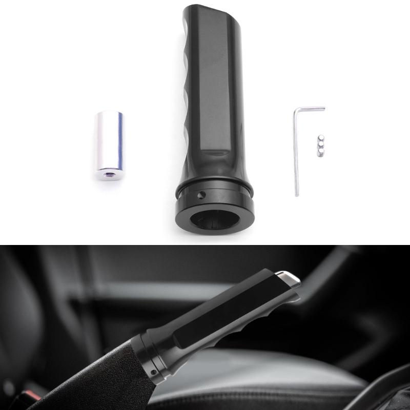 Aluminum Handbrake Cover Car Handbrake Cover Universal Car Handbrake Sleeve Car Spare Part for a Better Driving Feel