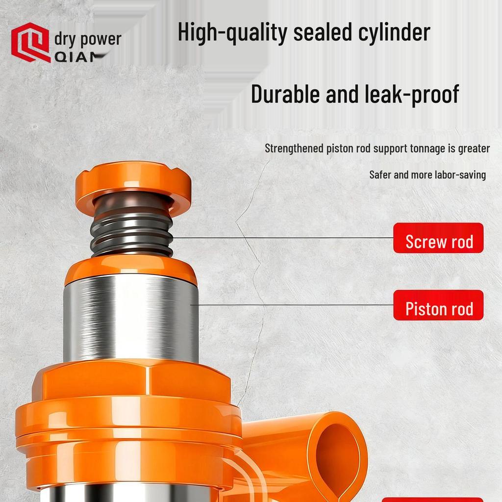 Low-Profile Hydraulic Jack with Safety Valve for Cars and Off-Road Use