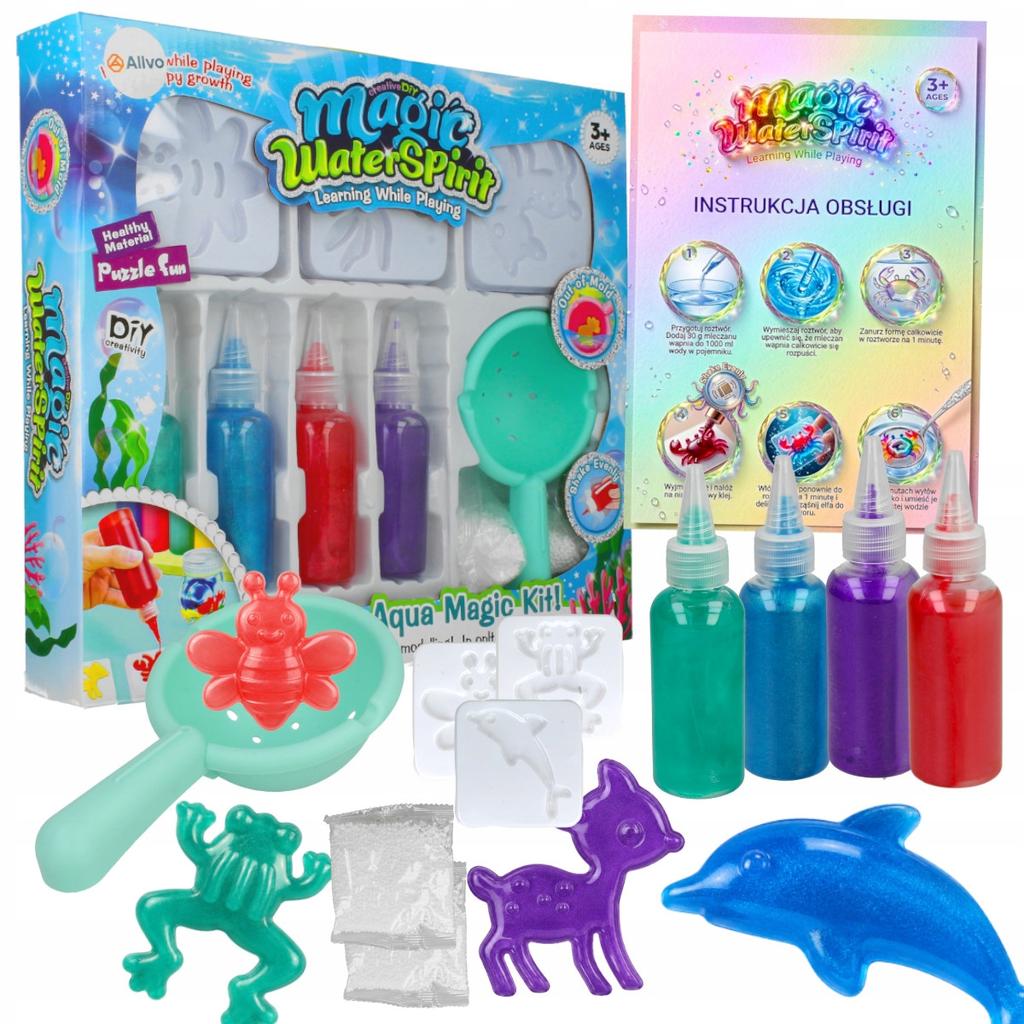 [PACZA] Creative set for children Magic Water Gel + Molds Z3421N