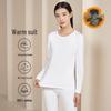 Yiershuang Women's Premium 100-Count Pure Cotton Thermal Underwear Set