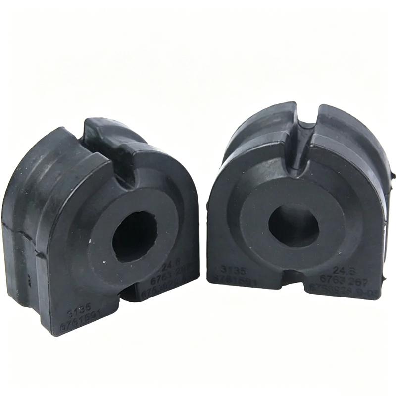OEM 31356761591 2PC Car Accessories Stabilizer Mount For BMW 5 6 7 Series E60 E61 E65 E66 Axle Stabilizer Sway Bar Bushing