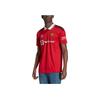 Adidas Manchester United Fan Edition Football Short Sleeve T-Shirt Men Tops Red H13881
