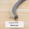 Self-Adhesive Door Window Sealing Strip,Draft Stopper with Adhesive Backing for Aluminum Alloy Windows Wooden Doors, Collision Prevention Seal Strip