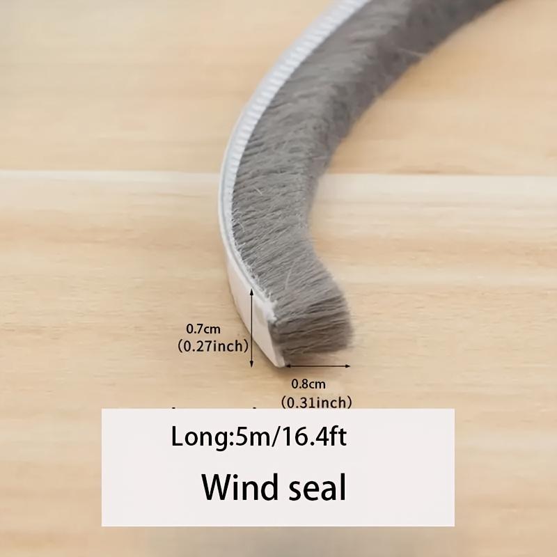 Self-Adhesive Door Window Sealing Strip,Draft Stopper with Adhesive Backing for Aluminum Alloy Windows Wooden Doors, Collision Prevention Seal Strip