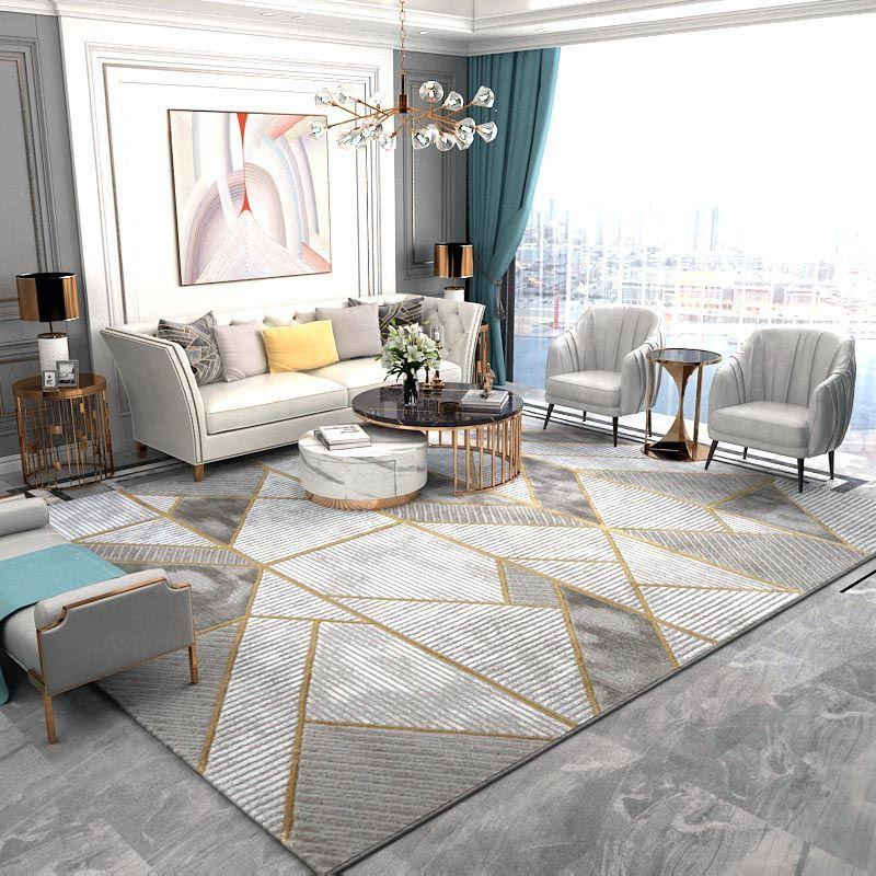 Carpet American Living Room Modern Simplicity of Large Carpet Light Luxury Nordic Bedroom Floor Mat Absorbent Carpet Doormat