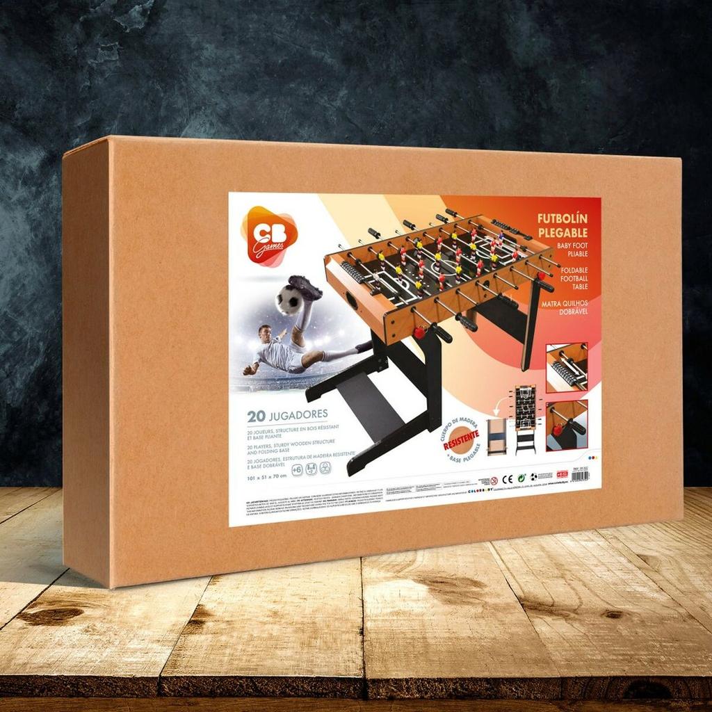 Table Football Colorbaby Foldable 101 X 70 X 51 Cm