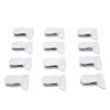 12PC Padded Comforter Clips Compact Multifunctional Metal and Foam Padded Blanket Fasteners