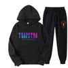 2023 New Letter Printing Men's and Women's Multi-color Warm Two-piece Set Loose Hoodie + Pants Jogging Set