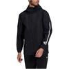 adidas Logo Buchstaben Print Kapuzenjacke Gerader Schnitt Warm Herrenjacke Schwarz GM0895