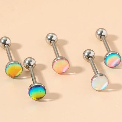 Barra para Pezón de Acero Inoxidable Sexy, Piercing para Lengua, Joyería para Piercings, Joyería Corporal