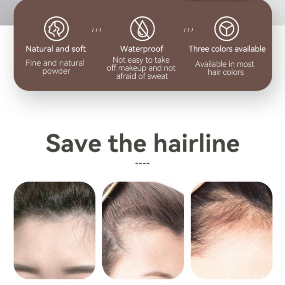 MLSMILE Hairline Fluffy Powder Hairline Shadow Powder vyplňuje vlasy Inter-wiring Artefakt