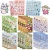 8 Four Seasons Travel Cute Cartoon Hand Account Collage Hands-on DIY Hand Account Mobile Phone Case Laptop Decoration
