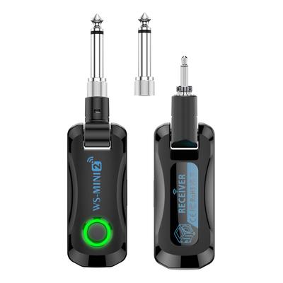 2,4G Wireless Guitar System Wiederaufladbares tragbares Sender-Empfänger-Set mit Ladefunktion