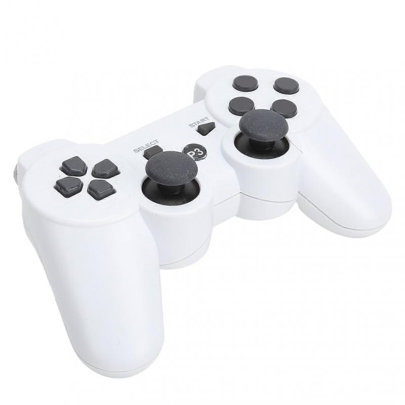 Wireless Game Controller Rechargeable Bluetooth Wireless Game Controller Remote Control for PS3 White