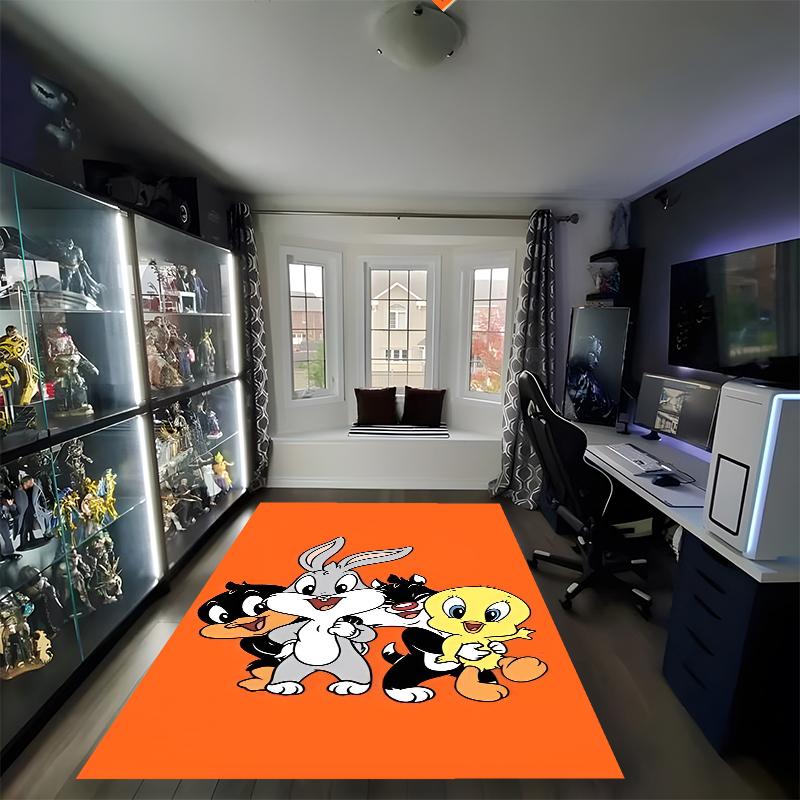 Tweety Printed Carpet, Rug for Office Chair Living Room Bedroom Kitchen Room Decor Gifts.
