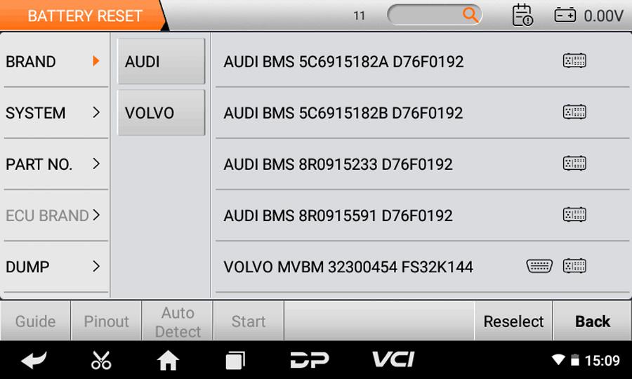 2025 OBDSTAR P50 Airbag-Reset-Tool deckt 86 Marken und 11600+ ECU-Teilenummer ab. durch OBD/Bench Support Batterie-Reset/ SAS-Reset