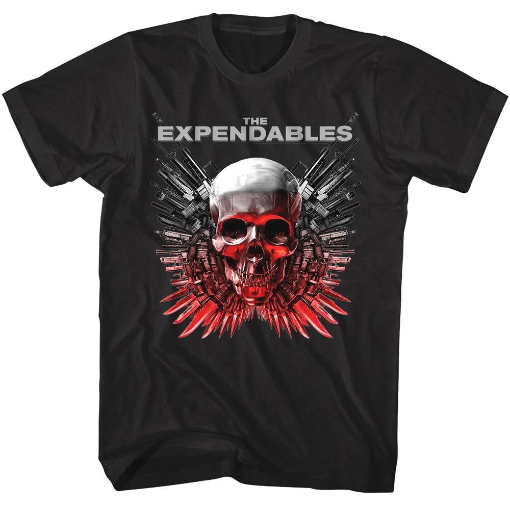 Expendables Skull & Guns Logo Men s T Shirt M