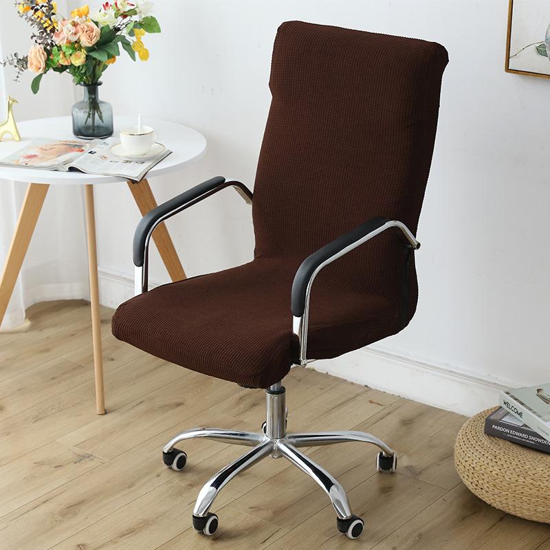 Bürostuhlbezug mit Armlehne Drehstuhl Sitzbezug Verdickter Computerstuhlbezug Universeller Elastischer Stuhlbezug Hockerbezug