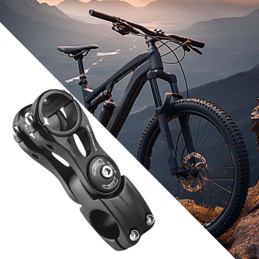 Bike Stem 31.8mm Bike Handlebar Stem Riser Lightweight Cycling Extender For City Commuting Fitness Training Trail Climbing Group