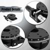 60mm Fine Tuning Optical Sliding Stage Dia 2.3inch Cross Roller Guide Accessories Simple Assembly