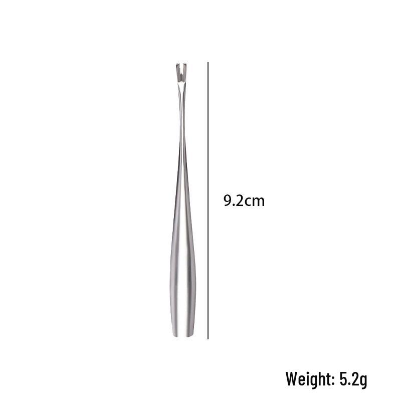 Stainless Steel Pedicure Knife Set: Dual-Headed Nail Pick with Razor, Foot File & Exfoliating Tool