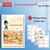 Primary School Composition Notebook: English & Chinese Homework, 16k, 400-Square Grid, Grades 2 & 3