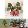 Monstera Plush Stuffed Plant With Pp Cotton Filling Realistic Office Desk Decor For Home Nursery