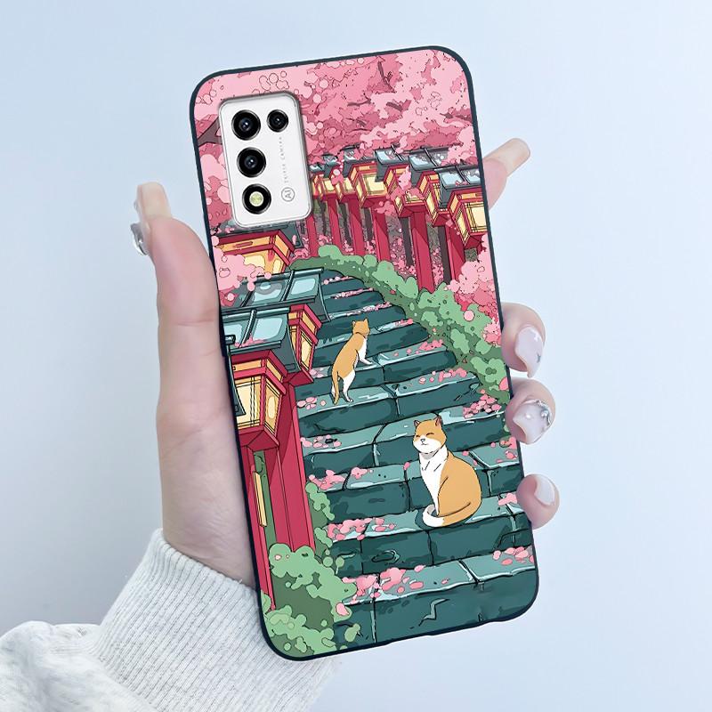 Cute Case For ZTE Libero 5G iii (A202ZT) / Libero 5G ii (A103ZT) Printing Shell Protective Cover Soft Silicone Cartoon Casing