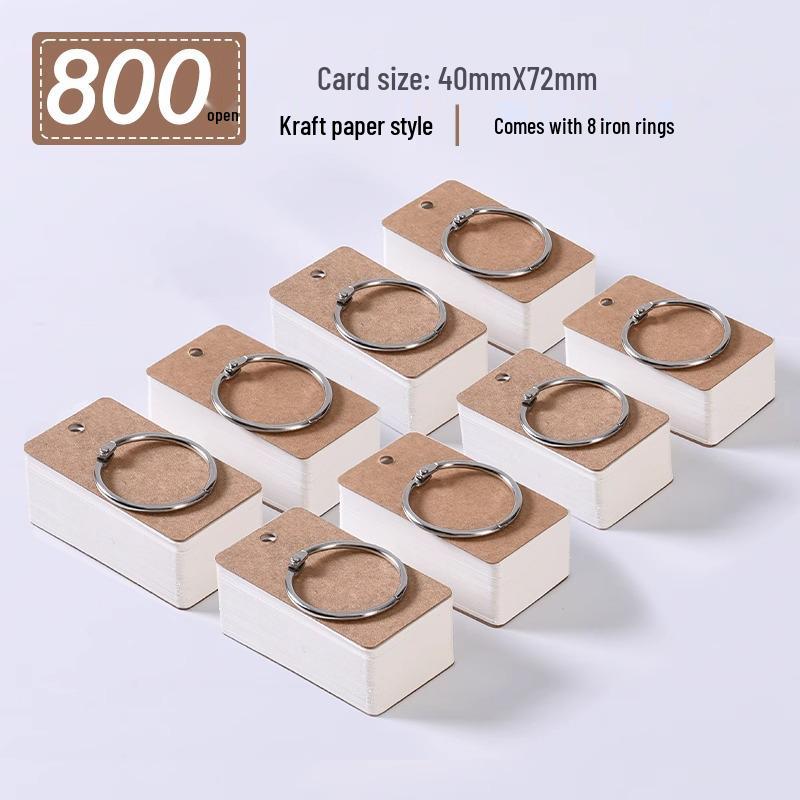 Kompakter Metallring Loseblatt-Notizblock - Taschenformat, leer und tragbar