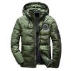 Mens Short Down Jacket Winter Outdoor Warm Hooded Coat Casual Youth Fashion
