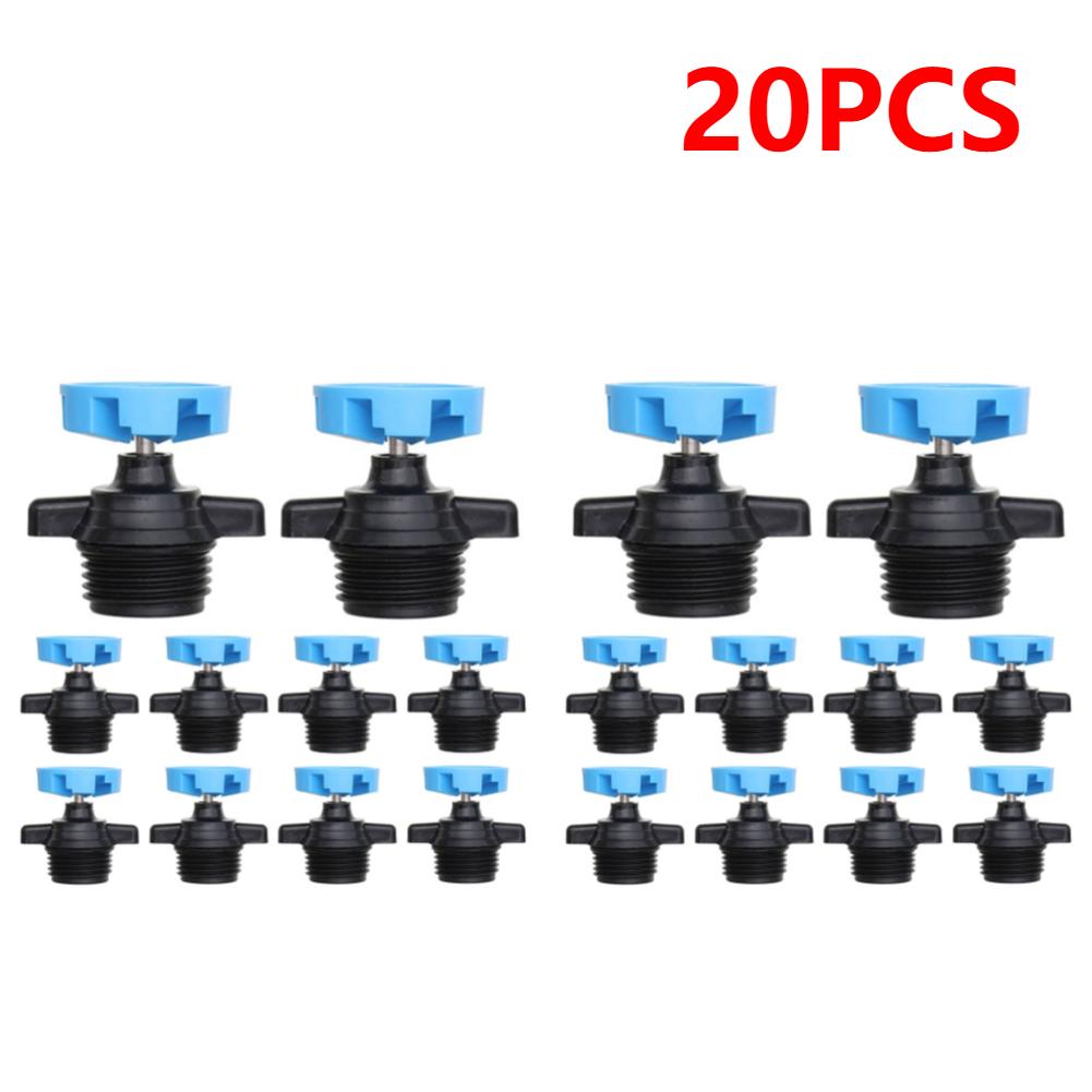20-100PCS Rotatable Irrigation Dripper Garden Small Drip Irrigation System 6 Holes Atomizing Sprinkler Yard Watering Nozzle