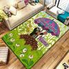 Animal Friends Garden Custom Name Carpet Rug For Living Room Bedroom Home Sofa Decoration Kids Play Nonslip Floor Mat