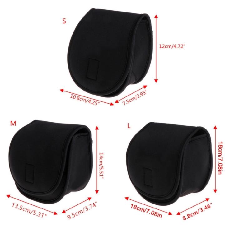 Spinning Reel Pouch Baitcasting Fishing Reel Bag for Drum Spinning Raft Reel