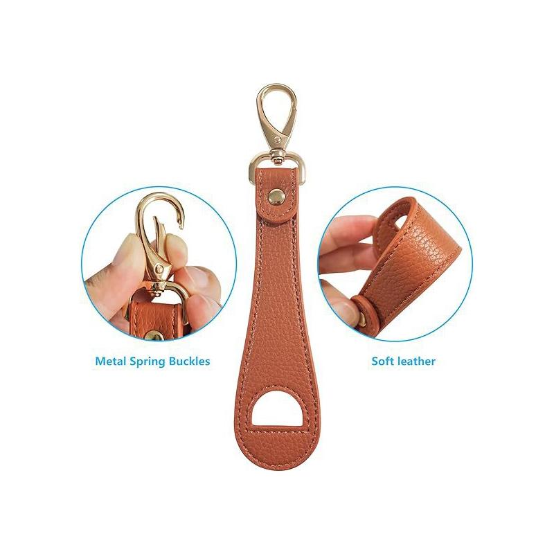 1PC Travel Summer Hat Strap Travel Hat Clip Leather Golf Baseball Hat Clip Simple