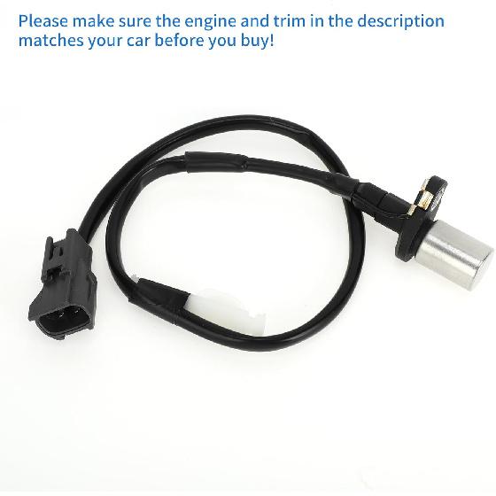 1 Pc Crankshaft Position Sensor for Toyota Supra 3.0 1993-1998 Sturdy Metal Plastic Black Engine Crank CKP Sensor