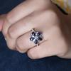Silver Jewelry, Flower Ring, Women Jewelry, Dainty Ring, Gift For Her