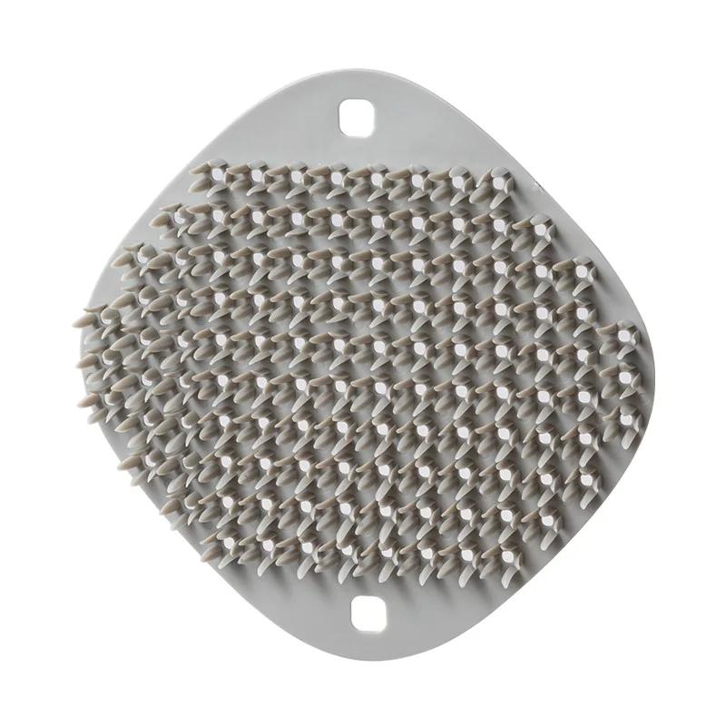 

Силиконовая щетка для мытья посуды, губка, моющий инструмент, скребок, бытовые чистящие губки, щетки для кухни светло-серый