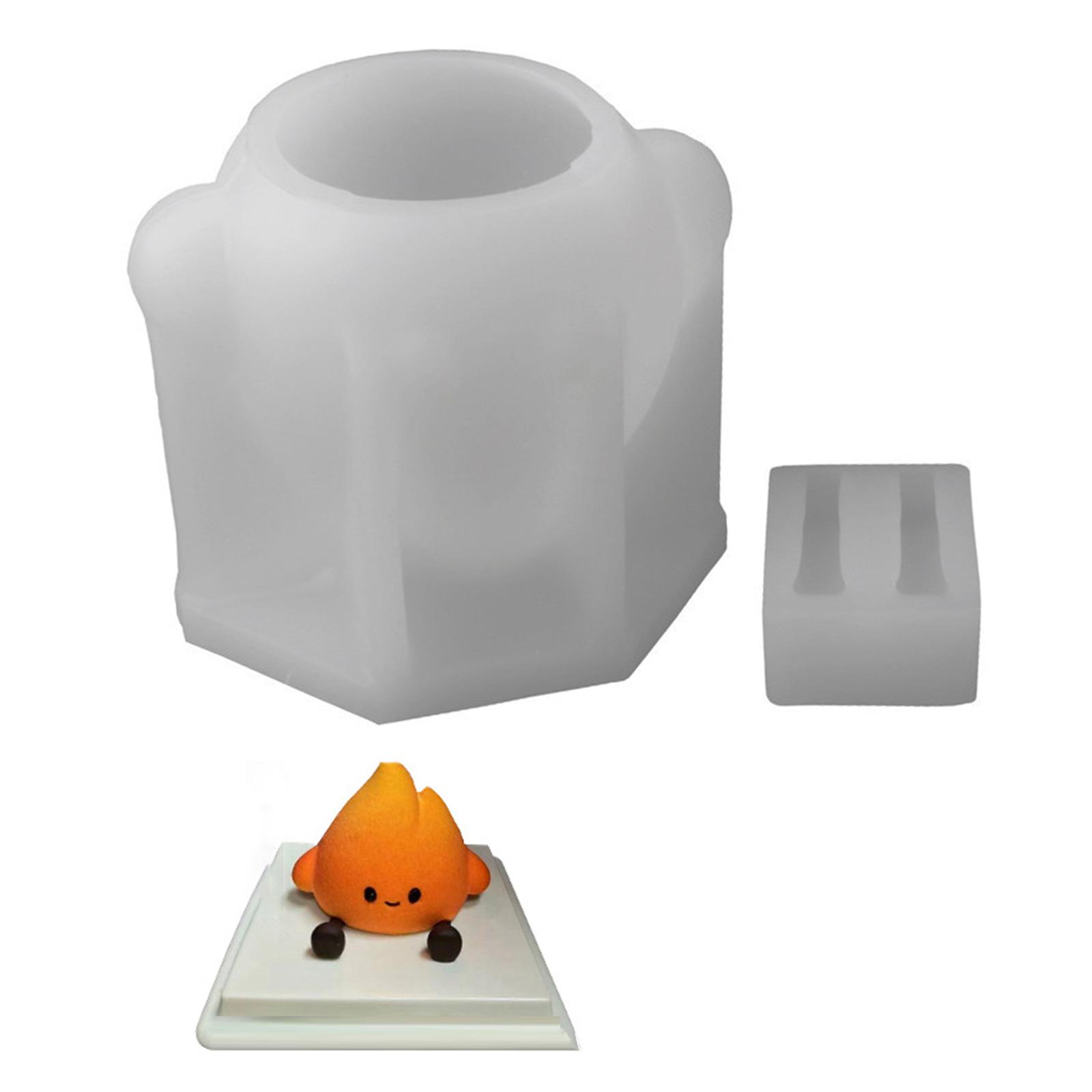 

Креативный набор форм для мусса в форме пламени, антипригарная силиконовая форма для выпечки мусса в форме пламени для легкого приготовления десертов